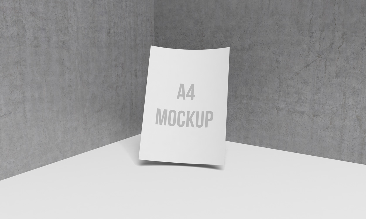 Download Free A4 Letterhead Mockup Vol 2