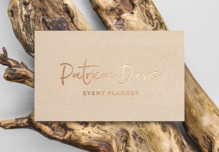 Download Gold Foil Business Card MockUp