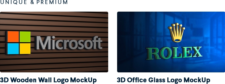 Download Brick Wall 3d Logo Mockup