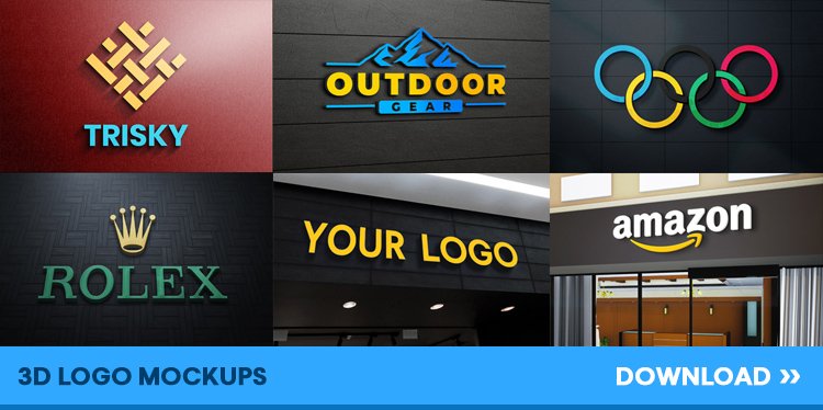 Download Window Signage Logo Mockup